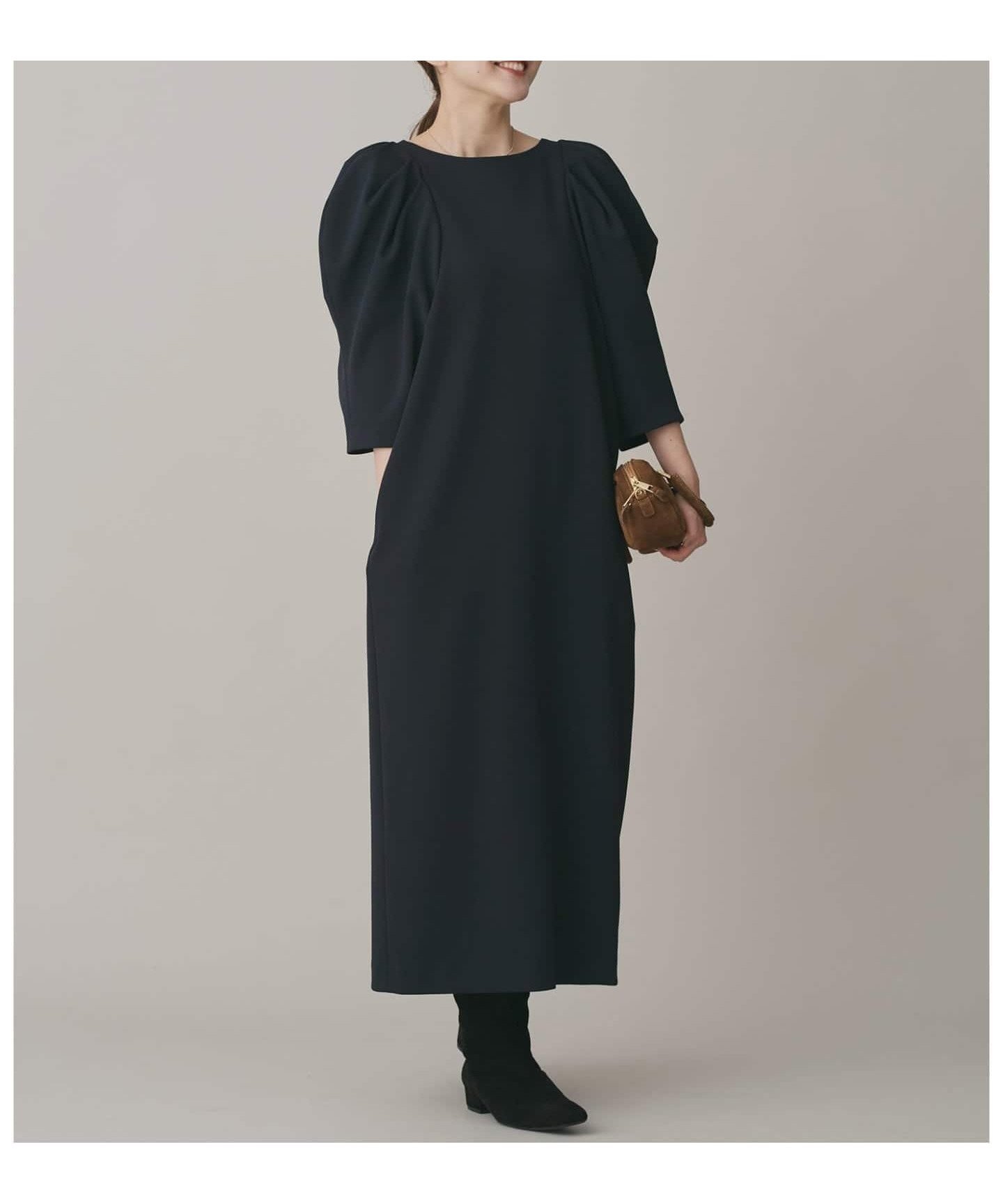 【イエナ/IENA】のショルダータックジョーゼットワンピース 人気、トレンドファッション・服の通販 founy(ファニー) 　ファッション　Fashion　レディースファッション　Fashion for Women　ワンピース　Dresses　ショルダー　Shoulder, Shoulder Strap　ジョーゼット　Georgette, Semi-Sheer Fabric　スマート　Smart, Elegant　ポケット　Pocket, Pocket Detail　セレモニー　Ceremony　2025年　2025　2025-2026秋冬・A/W　Autumn/Winter 2025–26 AW25–26　 other-1|ID: prp329100004726971 ipo3291000000034151469