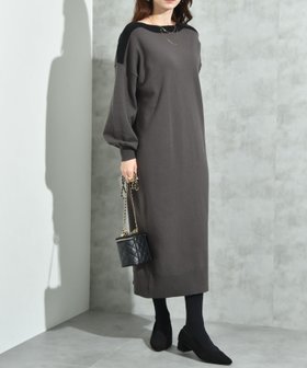 【インタープラネット/INTERPLANET】のボートネック配色ニットワンピース 人気、トレンドファッション・服の通販 founy(ファニー) ファッション Fashion レディースファッション Fashion for Women ワンピース Dresses ニットワンピース Knit Dresses ショルダー Shoulder, Shoulder Strap シンプル Simple, Minimal ドロップ Drop Shoulder, Dropped Style バランス Balance, Style Balance ベーシック Basic, Essential 人気 Popular, Best Seller 今季 This Season, Current Season |ID:prp329100004726978
