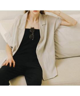 【アーバンリサーチ/URBAN RESEARCH】のシアーハーフスリーブジャケット 人気、トレンドファッション・服の通販 founy(ファニー) ファッション Fashion レディースファッション Fashion for Women アウター Coat / Outerwear Collection レディースジャケット・軽アウター Jackets 2025年 2025 2025春夏・S/S Spring/Summer 2025 SS25 おすすめ Recommended / Our Picks キャミソール Camisole, Spaghetti Strap Top シアー Sheer, See-Through タンク Tank Top, Sleeveless Top トレンド Trend, Trending Now プリント Print, Printed Pattern 夏 Summer S/S・春夏 SS, Spring/Summer, Warm Season |ID:prp329100004726983