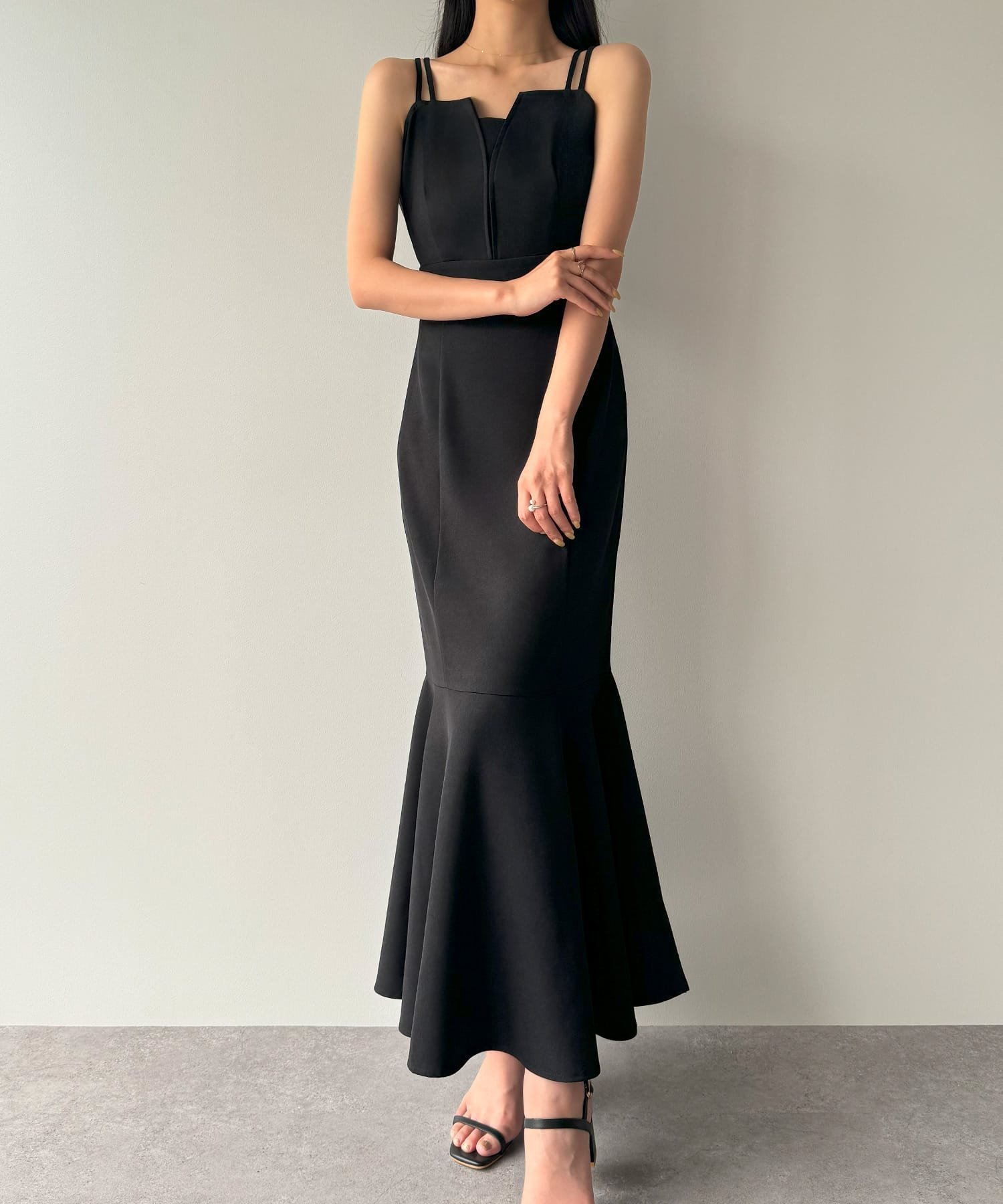 【ジュノア/JUNOAH】のLouere 選べるデザインワンピース インテリア・キッズ・メンズ・レディースファッション・服の通販 founy(ファニー) 　ファッション　Fashion　レディースファッション　Fashion for Women　ワンピース　Dresses　マーメイド　Mermaid, Fishtail Silhouette　Bブラック|ID: prp329100004726985 ipo3291000000034861647