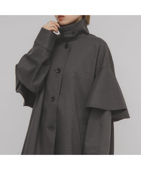 【ケービーエフ/KBF / URBAN RESEARCH】のフリルディティールフレアジャケット 人気、トレンドファッション・服の通販 founy(ファニー) ファッション Fashion レディースファッション Fashion for Women アウター Coat / Outerwear Collection レディースジャケット・軽アウター Jackets 2025年 2025 2025-2026秋冬・A/W Autumn/Winter 2025–26 AW25–26 冬 Winter / This Winter シンプル Simple, Minimal ジャケット Jacket, Outerwear スタンド Stand Collar, Upright Stand チェック Check, Plaid, Tartan フリル Frill, Ruffle フレア Flare, Flared フロント Front, Front Design ロング Long, Long-Length 無地 Plain, Solid Color A/W・秋冬 Autumn/Winter |ID:prp329100004726991