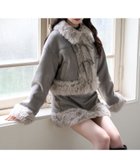 【ナイスクラップ/NICE CLAUP】の【リボン取り外し可能】フェイクムートンリボンアウター 人気、トレンドファッション・服の通販 founy(ファニー) ファッション Fashion レディースファッション Fashion for Women アウター Coat / Outerwear Collection ガーリー Girly, Feminine Style ショート Short, Short Length スタンド Stand Collar, Upright Stand スニーカー Sneakers, Trainers ソックス Socks, Hosiery ダウン Down, Puffer デニム Denim, Jeans Material トレンド Trend, Trending Now バランス Balance, Style Balance フェミニン Feminine, Girly プリーツ Pleats, Pleated ボトム Bottoms, Lower Wear 防寒 Cold Protection, Winter-Ready リボン Ribbon, Bow ロング Long, Long-Length 冬 Winter / This Winter 再入荷 Restock / Back in Stock おすすめ Recommended / Our Picks 2025年 2025 2025-2026秋冬・A/W Autumn/Winter 2025–26 AW25–26 thumbnail グレー|ID: prp329100004727006 ipo3291000000034860395