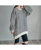 【レプシィム ローリーズファーム/LEPSIM LOWRYS FARM】のジャガード柄ニットチュニック アイボリー06|ID: prp329100004727007 ipo3291000000034785674