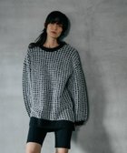 【レプシィム ローリーズファーム/LEPSIM LOWRYS FARM】のジャガード柄ニットチュニック ブラック09|ID: prp329100004727007 ipo3291000000034785676