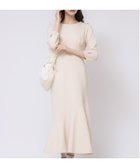 【ノエラ/Noela】のカットマーメイドワンピース 人気、トレンドファッション・服の通販 founy(ファニー) ファッション Fashion レディースファッション Fashion for Women ワンピース Dresses カットソー Cut and Sewn Top ポケット Pocket, Pocket Detail ラウンド Round, Round Neck エレガント 上品 Elegant 切替 Switching, Contrast Panel thumbnail ベージュ|ID: prp329100004727011 ipo3291000000034224394
