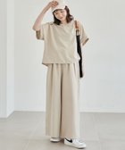 【コーエン/COEN】の【セットアイテム】リネンタッチTブラウスセットアップ BEIGE|ID: prp329100004727021 ipo3291000000034151665