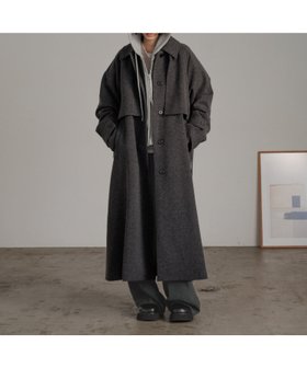 【ローリーズファーム/LOWRYS FARM】のウールライクヨークコート 人気、トレンドファッション・服の通販 founy(ファニー) ファッション Fashion レディースファッション Fashion for Women アウター Coat / Outerwear Collection コート・ロングコート・ピーコート Long Coats, Peacoats & More シンプル Simple, Minimal バランス Balance, Style Balance フロント Front, Front Design ヨーク Yoke, Yoke Design ロング Long, Long-Length |ID:prp329100004727022