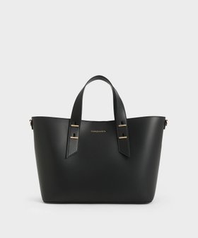 【チャールズ アンド キース/CHARLES & KEITH】のメタリックアクセント ダブルハンドルバッグ 人気、トレンドファッション・服の通販 founy(ファニー) ファッション Fashion レディースファッション Fashion for Women バッグ Bags スタイリッシュ Stylish, Fashionable ポーチ Pouch, Small Case モチーフ Motif, Design Theme ラップ Wrap, Wrap Design エレガント 上品 Elegant 傘 Umbrella, Parasol |ID:prp329100004727072