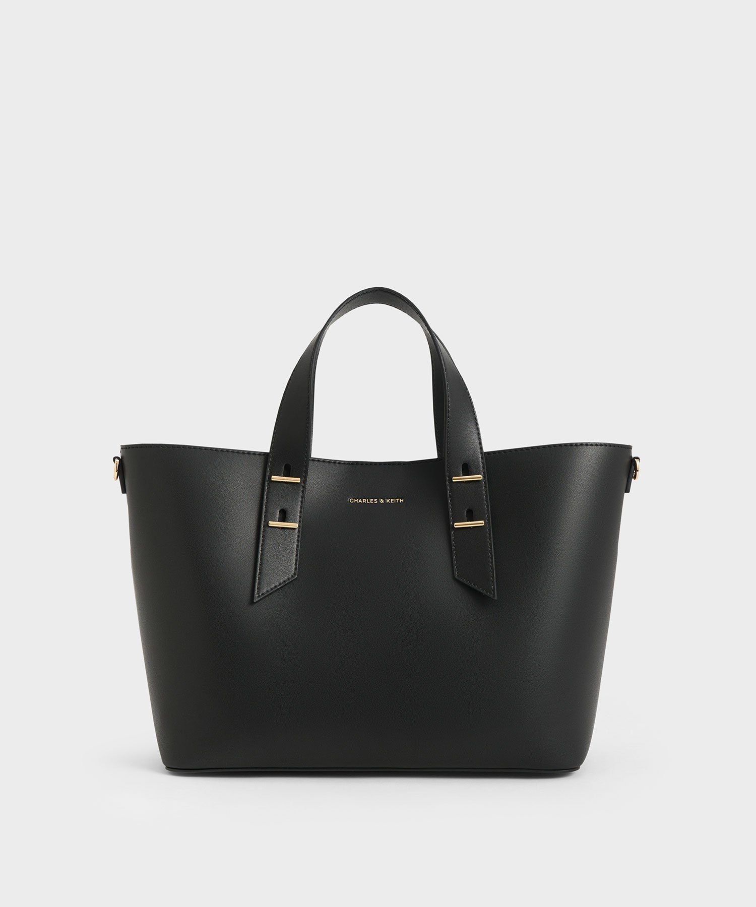 【チャールズ アンド キース/CHARLES & KEITH】のメタリックアクセント ダブルハンドルバッグ 人気、トレンドファッション・服の通販 founy(ファニー) 　ファッション　Fashion　レディースファッション　Fashion for Women　バッグ　Bags　スタイリッシュ　Stylish, Fashionable　ポーチ　Pouch, Small Case　モチーフ　Motif, Design Theme　ラップ　Wrap, Wrap Design　エレガント 上品　Elegant　傘　Umbrella, Parasol　 other-1|ID: prp329100004727072 ipo3291000000034151881