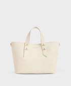 【チャールズ アンド キース/CHARLES & KEITH】のメタリックアクセント ダブルハンドルバッグ 人気、トレンドファッション・服の通販 founy(ファニー) ファッション Fashion レディースファッション Fashion for Women バッグ Bags スタイリッシュ Stylish, Fashionable ポーチ Pouch, Small Case モチーフ Motif, Design Theme ラップ Wrap, Wrap Design エレガント 上品 Elegant 傘 Umbrella, Parasol thumbnail Cream|ID: prp329100004727072 ipo3291000000034151885