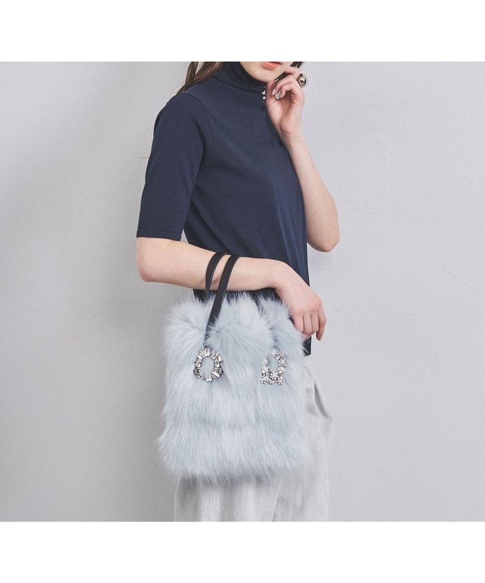 【ユナイテッドアローズ/UNITED ARROWS】のビジューブローチ フェイクファー トートバッグ インテリア・キッズ・メンズ・レディースファッション・服の通販 founy(ファニー) https://founy.com/ ファッション Fashion レディースファッション Fashion for Women バッグ Bags ビジュー Bijou, Jewel-like Accent フェイクファー Faux Fur, Imitation Fur フォックス Fox, Fox Fur ブローチ Brooch, Pin Brooch ラグジュアリー Luxury, Elegant アウトレット Outlet / Clearance |ID: prp329100004727089 ipo3291000000034634731