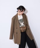 【ジーナシス/JEANASiS】のサキソニーパワショルジャケット 人気、トレンドファッション・服の通販 founy(ファニー) ファッション Fashion レディースファッション Fashion for Women アウター Coat / Outerwear Collection レディースジャケット・軽アウター Jackets ショルダー Shoulder, Shoulder Strap シンプル Simple, Minimal ジャケット Jacket, Outerwear ストライプ Stripe, Striped Pattern デニム Denim, Jeans Material トレンド Trend, Trending Now フェミニン Feminine, Girly フォルム Silhouette, Form フレア Flare, Flared ボトム Bottoms, Lower Wear ポケット Pocket, Pocket Detail 無地 Plain, Solid Color ワイド Wide, Wide Fit おすすめ Recommended / Our Picks thumbnail ブラウン|ID: prp329100004727096 ipo3291000000034345102