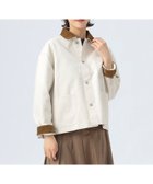 【ビームス ハート/BEAMS HEART】の襟 コーデュロイ カバーオール ジャケット 25AW 秋 ライトアウター レディース 人気、トレンドファッション・服の通販 founy(ファニー) ファッション Fashion レディースファッション Fashion for Women アウター Coat / Outerwear Collection レディースジャケット・軽アウター Jackets 2025年 2025 2025-2026秋冬・A/W Autumn/Winter 2025–26 AW25–26 キャンバス Canvas, Canvas Fabric コーデュロイ Corduroy, Cord Fabric ジャケット Jacket, Outerwear セットアップ Set-Up, Coordinated Outfit チェック Check, Plaid, Tartan デニム Denim, Jeans Material ミックス Mix, Mixed Style エレガント 上品 Elegant 秋 Autumn thumbnail IVORY|ID: prp329100004727102 ipo3291000000034151996
