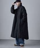 【ビーフラット/bflat】のキルト切替スタンドロングコート ブラック|ID: prp329100004727109 ipo3291000000034466088