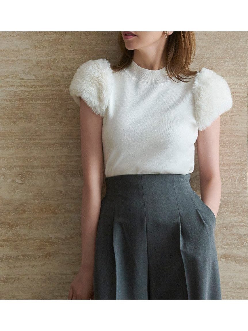 【セルフォード/CELFORD】のシルクブレンドショートファースリーブニット 人気、トレンドファッション・服の通販 founy(ファニー) ファッション Fashion レディースファッション Fashion for Women トップス・カットソー Cut & Sew Tops ニット Knit Tops & Sweaters シルク Silk, 100% Silk スマート Smart, Elegant エレガント 上品 Elegant 人気 Popular, Best Seller other-1|ID: prp329100004727138 ipo3291000000034543153