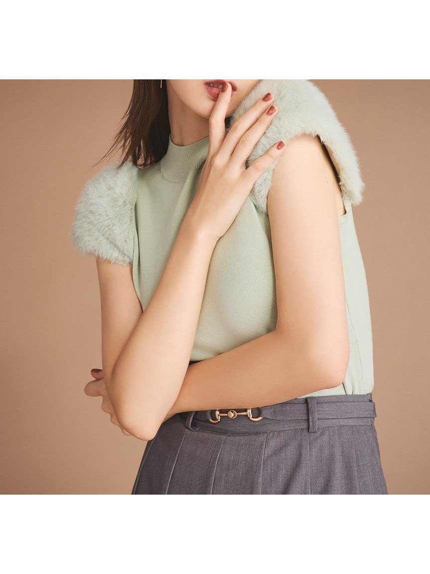 【セルフォード/CELFORD】のシルクブレンドショートファースリーブニット インテリア・キッズ・メンズ・レディースファッション・服の通販 founy(ファニー) 　ファッション　Fashion　レディースファッション　Fashion for Women　トップス・カットソー　Cut & Sew Tops　ニット　Knit Tops & Sweaters　シルク　Silk, 100% Silk　スマート　Smart, Elegant　エレガント 上品　Elegant　人気　Popular, Best Seller　MNT[021]|ID: prp329100004727138 ipo3291000000034543156