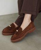 【バンヤードストーム/BARNYARDSTORM】の【Mazell】スエードタッセルローファー【WEB限定カラー】 人気、トレンドファッション・服の通販 founy(ファニー) ファッション Fashion レディースファッション Fashion for Women おすすめ Recommended / Our Picks タッセル Tassel, Fringe ワンポイント One Point, Statement Accent 定番 Standard, Basic Item thumbnail ブラウン|ID: prp329100004727152 ipo3291000000034468791