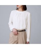 【アンタイトル/UNTITLED】の【通勤スーツ/オフィス/フォーマル】タックブラウス 人気、トレンドファッション・服の通販 founy(ファニー) ファッション Fashion レディースファッション Fashion for Women トップス・カットソー Cut & Sew Tops シャツ・ブラウス・オフィスカジュアル Elegant Blouses & Button-Ups おすすめ Recommended / Our Picks インナー Innerwear ジャケット Jacket, Outerwear ジョーゼット Georgette, Semi-Sheer Fabric ストレッチ Stretch, Stretchy Fabric スマート Smart, Elegant スーツ Suit, Formalwear ドレープ Drape, Draping Fabric パウダー Powder, Soft Tone フォーマル Formal, Dressy メタル Metal, Metal Parts エレガント 上品 Elegant ビジネス 仕事 通勤 Business / Work / Commuting thumbnail ホワイト|ID: prp329100004727162 ipo3291000000034227519