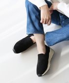 【フィン/Fin】の厚底スリッポン 人気、トレンドファッション・服の通販 founy(ファニー) ファッション Fashion レディースファッション Fashion for Women 厚底 Platform Shoes クッション Cushion, Throw Pillow 今季 This Season, Current Season スリッポン Slip-On, Loafer タイツ Tights, Legwear デニム Denim, Jeans Material 定番 Standard, Basic Item フォルム Silhouette, Form ワイド Wide, Wide Fit A/W・秋冬 Autumn/Winter thumbnail ブラックスエード|ID: prp329100004727180 ipo3291000000034152319