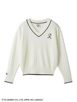 【スナイデル/SNIDEL】の【HELLO KITTY】ケーブルプルオーバー 人気、トレンドファッション・服の通販 founy(ファニー) ファッション Fashion レディースファッション Fashion for Women トップス・カットソー Cut & Sew Tops カジュアルプルオーバー・ニットトップス Pullovers & Knit Tops / Casual Pullovers 今季 This Season, Current Season ストレート Straight, Straight Cut スペシャル Special, Limited Edition スマート Smart, Elegant トレンド Trend, Trending Now リボン Ribbon, Bow ワンポイント One Point, Statement Accent おすすめ Recommended / Our Picks |ID:prp329100004727185