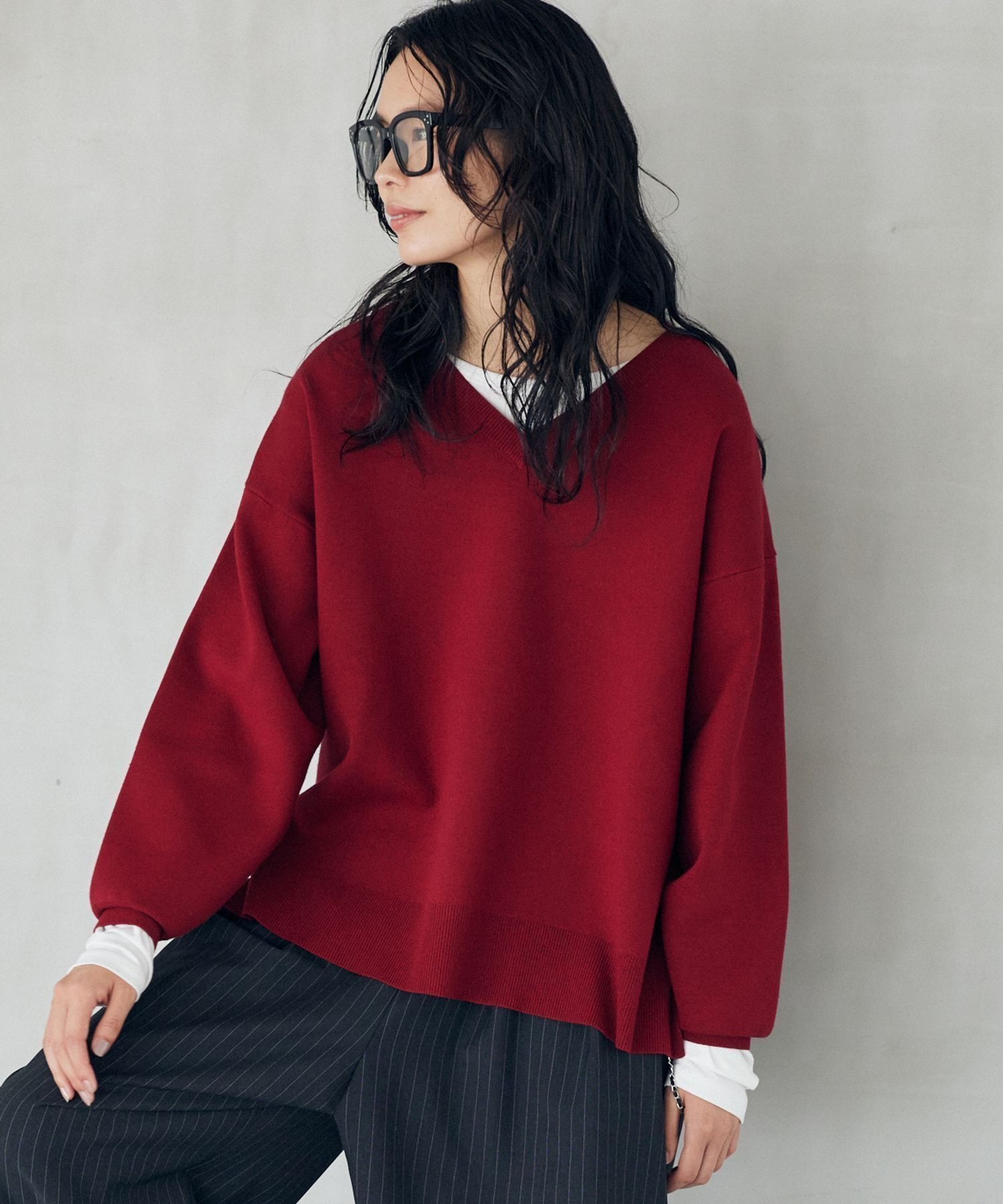 【バンヤードストーム/BARNYARDSTORM】の【『BABALOG』チャンネルご紹介アイテム】ミラノリブトップス セットアップ対応 インテリア・キッズ・メンズ・レディースファッション・服の通販 founy(ファニー)  ファッション Fashion レディースファッション Fashion for Women トップス・カットソー Cut & Sew Tops セットアップ Matching Sets レディーストップス・ブラウス Tops & Blouses / Assorted Women's Tops ストレッチ Stretch, Stretchy Fabric セットアップ Set-Up, Coordinated Outfit バランス Balance, Style Balance ミラノリブ Milano Rib, Milano Stitch エレガント 上品 Elegant レッド|ID: prp329100004727266 ipo3291000000034384260