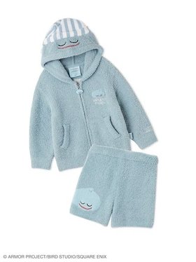 【ジェラート ピケ/gelato pique / KIDS】の【ドラゴンクエスト】【キッズ】パウダースライムパーカ ハーフパンツセット 人気、トレンドファッション・服の通販 founy(ファニー) ファッション Fashion キッズファッション Fashion for Kids ボトムス Bottoms コレクション Collection, Seasonal Line スマート Smart, Elegant ハーフ Half, Half-Length パウダー Powder, Soft Tone ベビー Baby, Babywear モチーフ Motif, Design Theme |ID:prp329100004727286