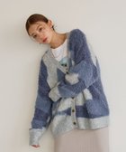 【ベイフロー/BAYFLOW】の素材を新たに登場!! ニュアンスパターンカーディガン 人気、トレンドファッション・服の通販 founy(ファニー) ファッション Fashion レディースファッション Fashion for Women トップス・カットソー Cut & Sew Tops カーディガン・羽織り Layered Style Cardigans おすすめ Recommended / Our Picks イエロー Yellow カーディガン Cardigan, Knitwear シンプル Simple, Minimal パターン Pattern, Design Print パッチワーク Patchwork, Mixed Fabric フェザーヤーン Feather Yarn, Fluffy Yarn モコモコ Fuzzy, Fluffy 今季 This Season, Current Season thumbnail ブルー80|ID: prp329100004727311 ipo3291000000034522818