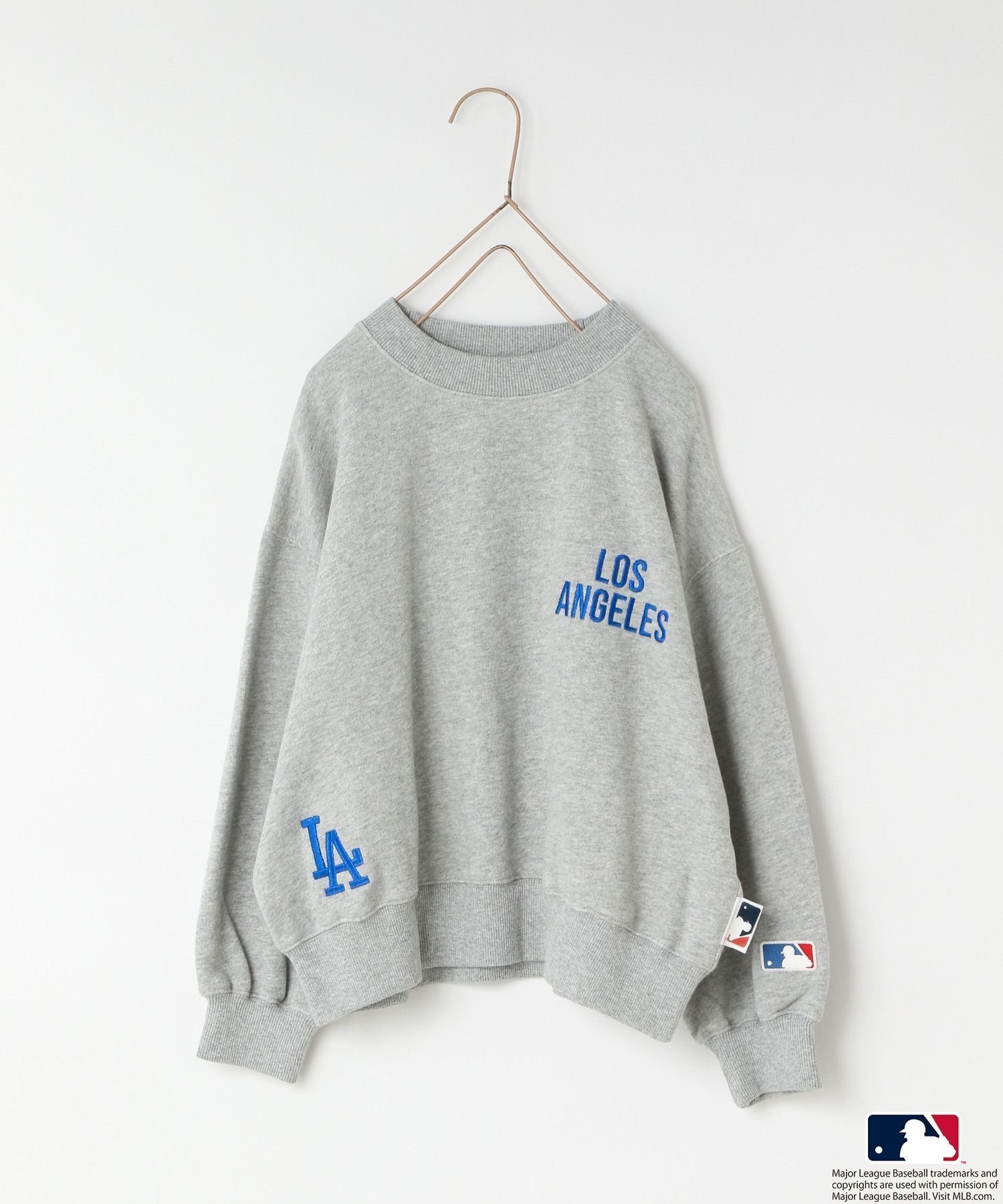 【ローリーズファーム/LOWRYS FARM / KIDS】のMLBBIGスウェット インテリア・キッズ・メンズ・レディースファッション・服の通販 founy(ファニー) 　ファッション　Fashion　キッズファッション　Fashion for Kids　スウェット / スエット　Sweatshirt, Sweatwear　ドジャース|ID: prp329100004727323 ipo3291000000034152843