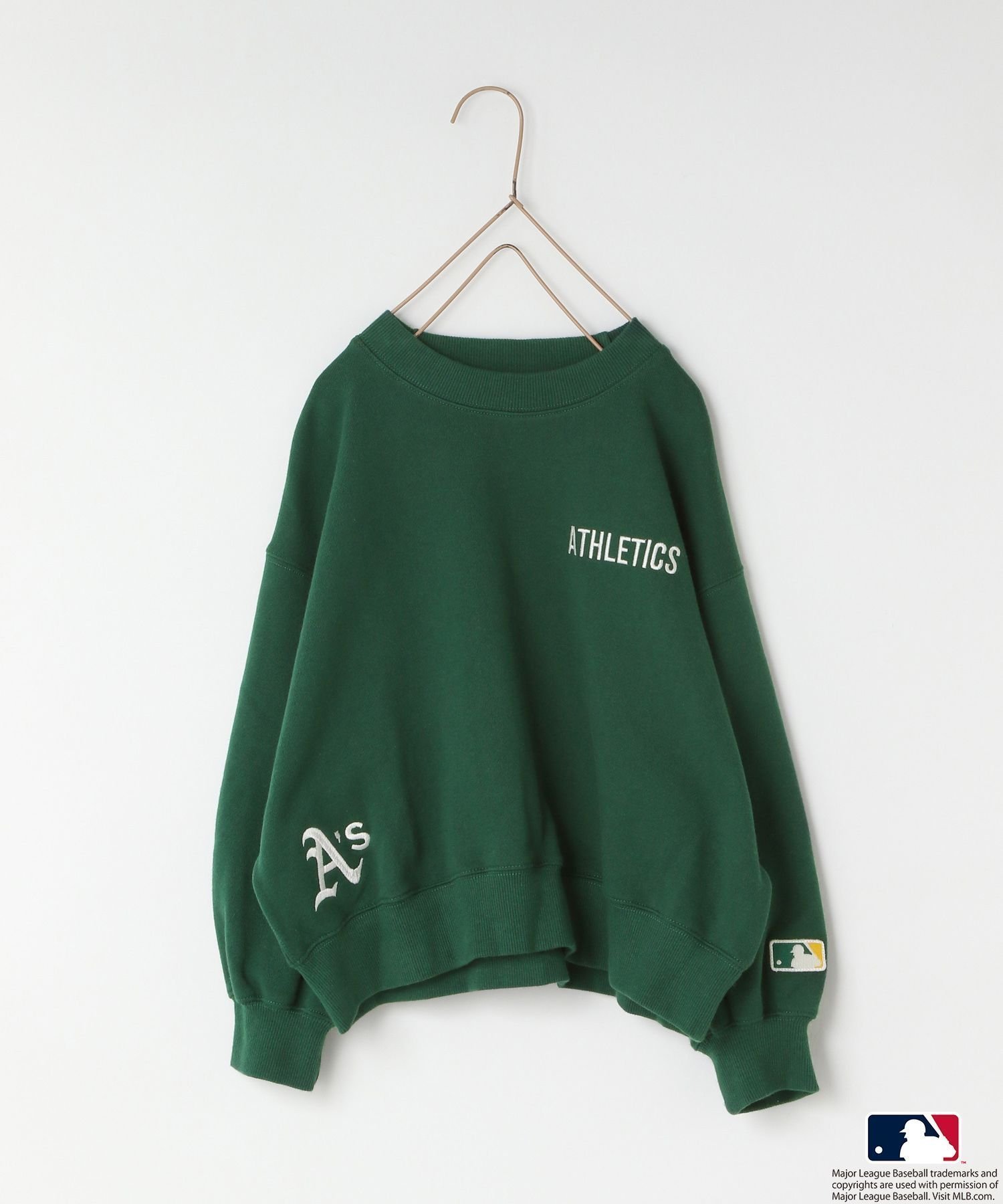 【ローリーズファーム/LOWRYS FARM / KIDS】のMLBBIGスウェット インテリア・キッズ・メンズ・レディースファッション・服の通販 founy(ファニー) 　ファッション　Fashion　キッズファッション　Fashion for Kids　スウェット / スエット　Sweatshirt, Sweatwear　アスレチックス|ID: prp329100004727323 ipo3291000000034152845