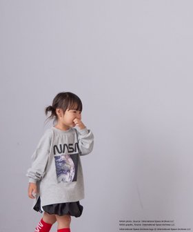 【ローリーズファーム/LOWRYS FARM / KIDS】のNASAプリントロンT 人気、トレンドファッション・服の通販 founy(ファニー) ファッション Fashion キッズファッション Fashion for Kids プリント Print, Printed Pattern 定番 Standard, Basic Item |ID:prp329100004727330