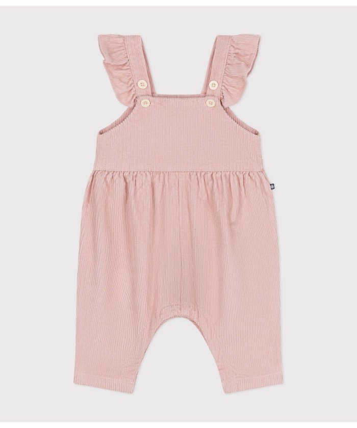 【プチバトー/PETIT BATEAU / KIDS】のコーデュロイサロペット インテリア・キッズ・メンズ・レディースファッション・服の通販 founy(ファニー) https://founy.com/ ファッション Fashion キッズファッション Fashion for Kids おすすめ Recommended / Our Picks コーデュロイ Corduroy, Cord Fabric サロペット Overalls, Salopette フリル Frill, Ruffle ワンポイント One Point, Statement Accent 定番 Standard, Basic Item A/W・秋冬 Autumn/Winter |ID: prp329100004727360 ipo3291000000034152980