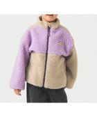 【ビーミングライフストアバイビームス/B:MING LIFE STORE by BEAMS / KIDS】のリバーシブル ボア ブルゾン (90~150cm) 25AW 秋冬 通学 通園 暖かい アウター PURPLE×BEIGE|ID: prp329100004727378 ipo3291000000034153051