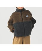 【ビーミングライフストアバイビームス/B:MING LIFE STORE by BEAMS / KIDS】のリバーシブル ボア ブルゾン (90~150cm) 25AW 秋冬 通学 通園 暖かい アウター BROWN×GREY|ID: prp329100004727378 ipo3291000000034153053