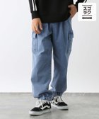 【グローバルワーク/GLOBAL WORK / KIDS】のスゴラクストレッチカーゴジョグパンツ/キッズ/147321 ケミカルブルーデニム83|ID: prp329100004727382 ipo3291000000034153075