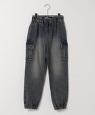 【グローバルワーク/GLOBAL WORK / KIDS】のスゴラクストレッチカーゴジョグパンツ/キッズ/147321 オーバーダイブルーデニム84|ID: prp329100004727382 ipo3291000000034153077