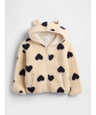 【ギャップ/GAP / KIDS】のボア くまさん ジップアップパーカー (幼児・ベビー) FRENCH_VANILLA|ID: prp329100004727384 ipo3291000000034153079