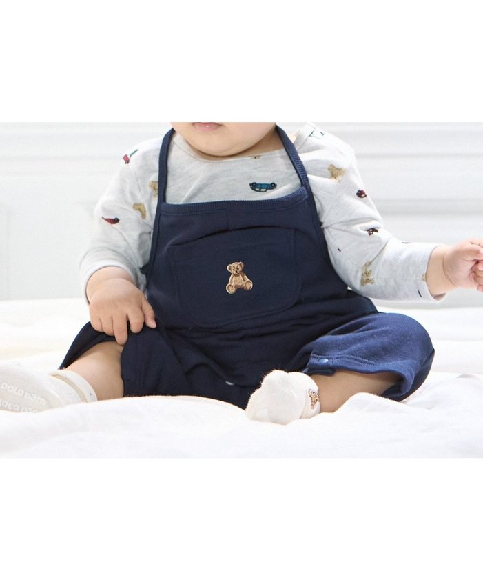 【ナルミヤ オンライン/NARUMIYA ONELINE / KIDS】の【POLO BCS】モチーフ長袖サロペット インテリア・キッズ・メンズ・レディースファッション・服の通販 founy(ファニー) https://founy.com/ ファッション Fashion キッズファッション Fashion for Kids カラフル Colorful Design サロペット Overalls, Salopette ポケット Pocket, Pocket Detail モチーフ Motif, Design Theme 長袖 Long Sleeve, Full Sleeve |ID: prp329100004727387 ipo3291000000034153088