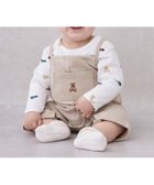 【ナルミヤ オンライン/NARUMIYA ONELINE / KIDS】の【POLO BCS】モチーフ長袖サロペット オフ ホワイト|ID: prp329100004727387 ipo3291000000034153090