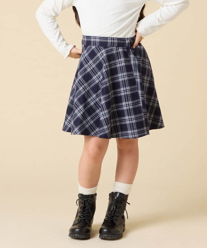 【アー ヴェー ヴェー/a.v.v / KIDS】の120-160 アソートフレアスカート インテリア・キッズ・メンズ・レディースファッション・服の通販 founy(ファニー) https://founy.com/ ファッション Fashion キッズファッション Fashion for Kids ガーリー Girly, Feminine Style クロップド Cropped, Short Length シンプル Simple, Minimal チェック Check, Plaid, Tartan ハイネック High Neck, Mock Neck フォーマル Formal, Dressy フレア Flare, Flared A/W・秋冬 Autumn/Winter 再入荷 Restock / Back in Stock エレガント 上品 Elegant |ID: prp329100004727390 ipo3291000000034153098