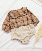 【エフオー オンラインストア/F.O.Online Store / KIDS】の【リンク】チェック柄着せこみボディオール ベージュ|ID: prp329100004727400 ipo3291000000034153142