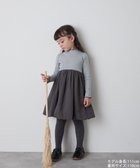 【リジェール/riziere / KIDS】の【リンクコーデ】異素材ドッキングバルーンワンピース CHARCOALGRAY|ID: prp329100004727401 ipo3291000000034153144