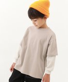 【デビロック/devirock / KIDS】のレイヤード風 長袖Tシャツ ロンT トップス 25AW グレージュ|ID: prp329100004727403 ipo3291000000034153154