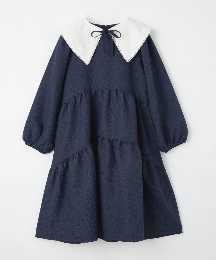 【ユナイテッドアローズ/UNITED ARROWS / KIDS】のフクレジャカード ツケエリ ワンピース 140cm-160cm インテリア・キッズ・メンズ・レディースファッション・服の通販 founy(ファニー) https://founy.com/ ファッション Fashion キッズファッション Fashion for Kids ワンピース Dresses オケージョン Occasion Wear ジャカード／ジャガード Jacquard, Woven Pattern フォーマル Formal, Dressy アウトレット Outlet / Clearance おすすめ Recommended / Our Picks エレガント 上品 Elegant セレモニー Ceremony 入学式 Entrance Ceremony 卒業式 Graduation Ceremony |ID: prp329100004727410 ipo3291000000034603046