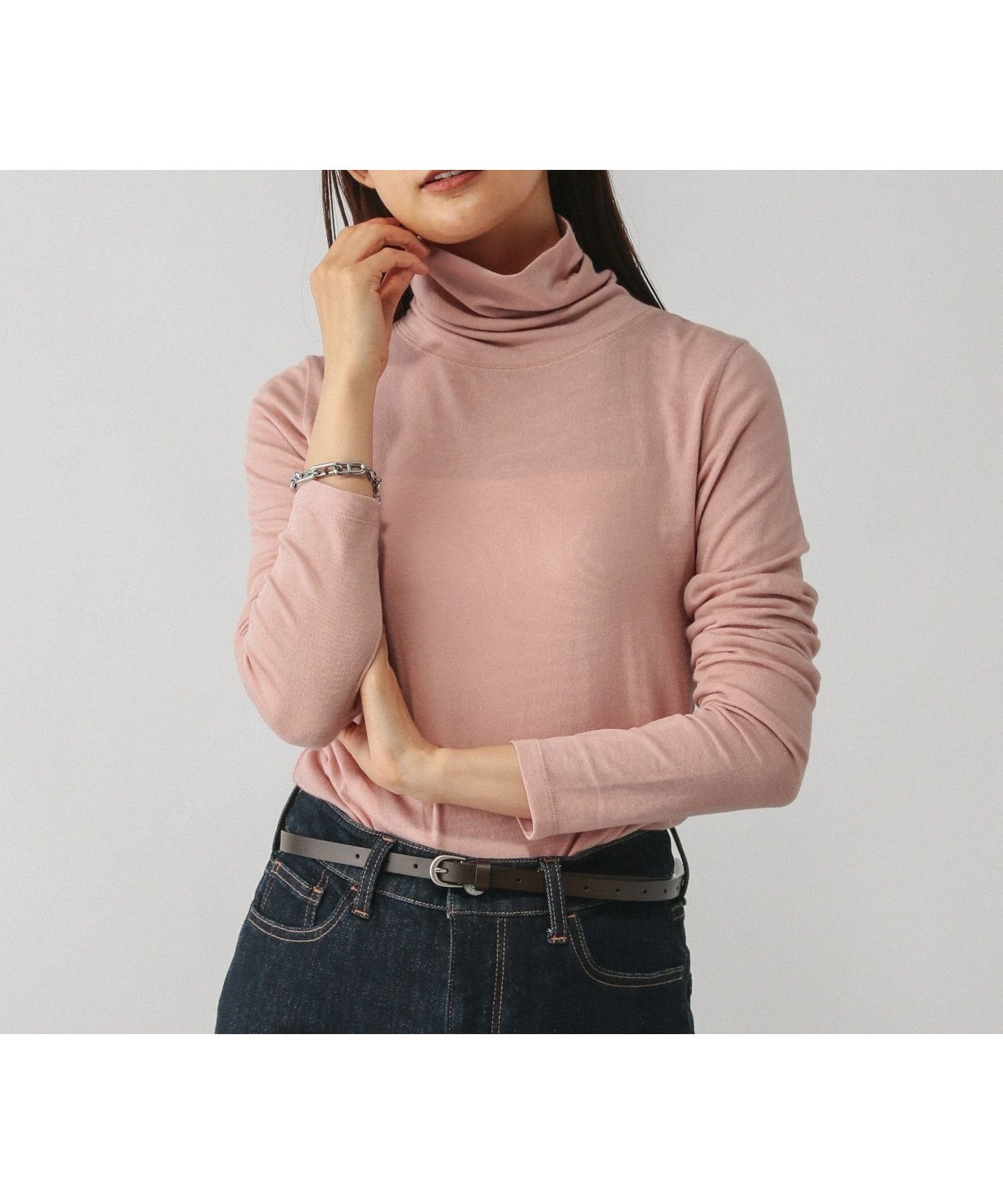 【グローバルワーク/GLOBAL WORK】の吉高由里子さん着用/Fffit エフィット/温度調節ストレッチハイネックTシャツ長袖/580816 インテリア・キッズ・メンズ・レディースファッション・服の通販 founy(ファニー) ファッション Fashion レディースファッション Fashion for Women トップス・カットソー Cut & Sew Tops シャツ・ブラウス・オフィスカジュアル Elegant Blouses & Button-Ups ロングTシャツ・Tシャツ Longline T-Shirts & Tees おすすめ Recommended / Our Picks インナー Innerwear ストレッチ Stretch, Stretchy Fabric タートル Turtleneck, Turtle Collar タートルネック Turtleneck, High Neck ハイネック High Neck, Mock Neck フィット Fit, Slim Fit A/W・秋冬 Autumn/Winter 長袖 Long Sleeve, Full Sleeve ピンク26|ID: prp329100004727923 ipo3291000000034700582