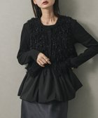 【センスオブプレイス/SENSE OF PLACE by URBAN RESEARCH】のフリルバルーンコンパクトトップ 人気、トレンドファッション・服の通販 founy(ファニー) ファッション Fashion レディースファッション Fashion for Women 2025年 2025 2025-2026秋冬・A/W Autumn/Winter 2025–26 AW25–26 冬 Winter / This Winter おすすめ Recommended / Our Picks スウェット / スエット Sweatshirt, Sweatwear ドッキング Docking, Mixed Material フィット Fit, Slim Fit ミックス Mix, Mixed Style A/W・秋冬 Autumn/Winter thumbnail BLACK|ID: prp329100004727946 ipo3291000000034579378