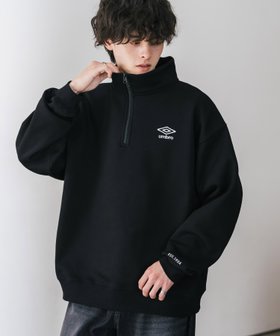 【ロッキーモンロー/Rocky Monroe】のUMBRO 別注コラボ オーバーサイズ裏起毛ロゴ刺繍ハーフジップスウェット 人気、トレンドファッション・服の通販 founy(ファニー) ファッション Fashion レディースファッション Fashion for Women トップス・カットソー Cut & Sew Tops レディースパーカー・カジュアルフーディー Casual Hoodies & Sweatshirts スウェット・クルーネックトップス Sweatshirts & Crewnecks / Relaxed Fit Sweat Tops インナー Innerwear コラボ Collaboration, Collab 切替 Switching, Contrast Panel シンプル Simple, Minimal スウェット / スエット Sweatshirt, Sweatwear スポーツ Sports, Activewear トレンド Trend, Trending Now バランス Balance, Style Balance 別注 Limited Edition, Custom Order メンズ Men's, Menswear リラックス Relax, Relaxed Fit ワイド Wide, Wide Fit ワンポイント One Point, Statement Accent 再入荷 Restock / Back in Stock おすすめ Recommended / Our Picks エレガント 上品 Elegant |ID:prp329100004727949