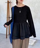 【シーピーシーエム/CPCM】のアソートレイヤードロンT 人気、トレンドファッション・服の通販 founy(ファニー) ファッション Fashion レディースファッション Fashion for Women トップス・カットソー Cut & Sew Tops ロングTシャツ・Tシャツ Longline T-Shirts & Tees 秋 Autumn ギャザー Gathered, Ruffled クラシカル Classical, Vintage-Inspired コーデュロイ Corduroy, Cord Fabric シンプル Simple, Minimal デニム Denim, Jeans Material トレンド Trend, Trending Now バルーン Balloon, Balloon Silhouette フリル Frill, Ruffle フレア Flare, Flared おすすめ Recommended / Our Picks エレガント 上品 Elegant thumbnail ブラックその他1|ID: prp329100004727979 ipo3291000000035063945