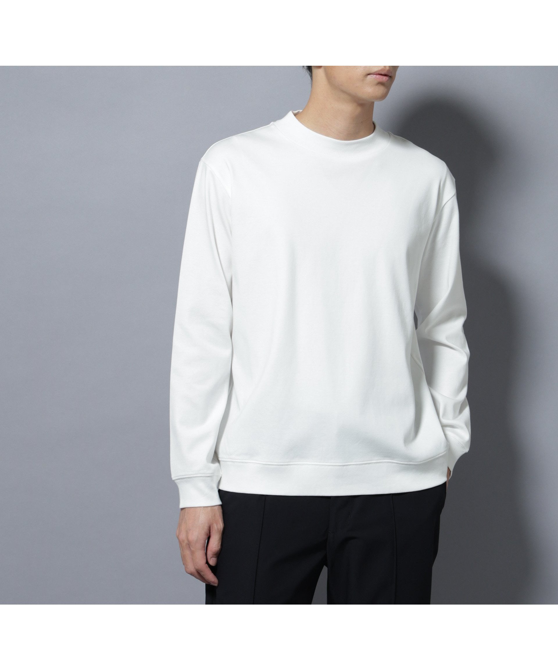 【ナノ ユニバース/nano universe / MEN】の「FORMAL JERSEY」モックネックカットソー長袖 人気、トレンドファッション・服の通販 founy(ファニー) 　ファッション　Fashion　メンズファッション　Fashion for Men　トップス・カットソー　Cut & Sew Tops　インナー　Innerwear　カットソー　Cut and Sewn Top　シルケット　Silket, Silky Cotton　シンプル　Simple, Minimal　スリム　Slim, Slim Fit　セットアップ　Set-Up, Coordinated Outfit　ドレス　Dress, One-Piece　定番　Standard, Basic Item　人気　Popular, Best Seller　長袖　Long Sleeve, Full Sleeve　モックネック　Mock Neck, Short Turtleneck　ワイド　Wide, Wide Fit　おすすめ　Recommended / Our Picks　ビジネス 仕事 通勤　Business / Work / Commuting　2025年　2025　2025-2026秋冬・A/W　Autumn/Winter 2025–26 AW25–26　 other-1|ID: prp329100004727981 ipo3291000000034201725