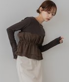 【バブ ブージュルード/Bab Bou Jeloud】のビスチェ風レイヤードロンT CCL|ID: prp329100004727983 ipo3291000000034996019