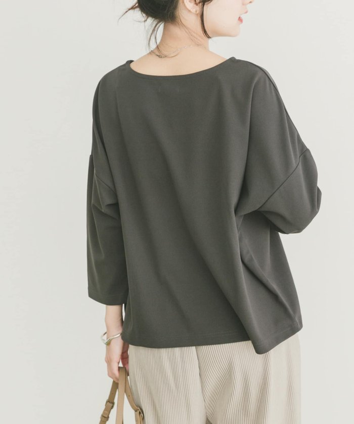 【アイテムズアーバンリサーチ/ITEMS URBAN RESEARCH】のカットジョーゼット7分袖プルオーバー インテリア・キッズ・メンズ・レディースファッション・服の通販 founy(ファニー) https://founy.com/ ファッション Fashion レディースファッション Fashion for Women トップス・カットソー Cut & Sew Tops カジュアルプルオーバー・ニットトップス Pullovers & Knit Tops / Casual Pullovers 2025年 2025 2025-2026秋冬・A/W Autumn/Winter 2025–26 AW25–26 冬 Winter / This Winter ジョーゼット Georgette, Semi-Sheer Fabric A/W・秋冬 Autumn/Winter |ID: prp329100004727984 ipo3291000000034157861